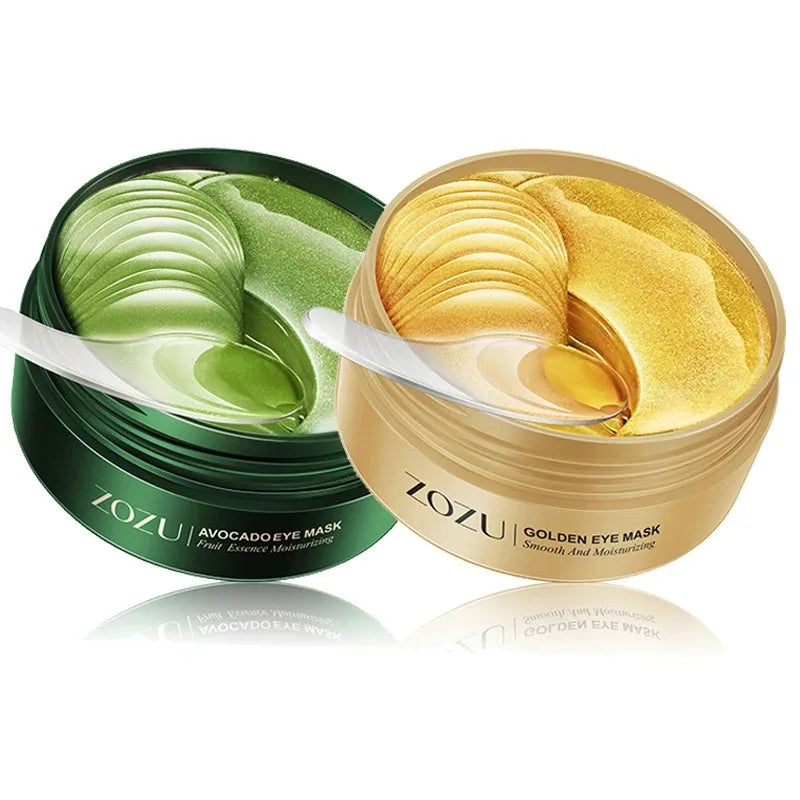 GlowEyes – Patchs Contour des Yeux Or & Avocat